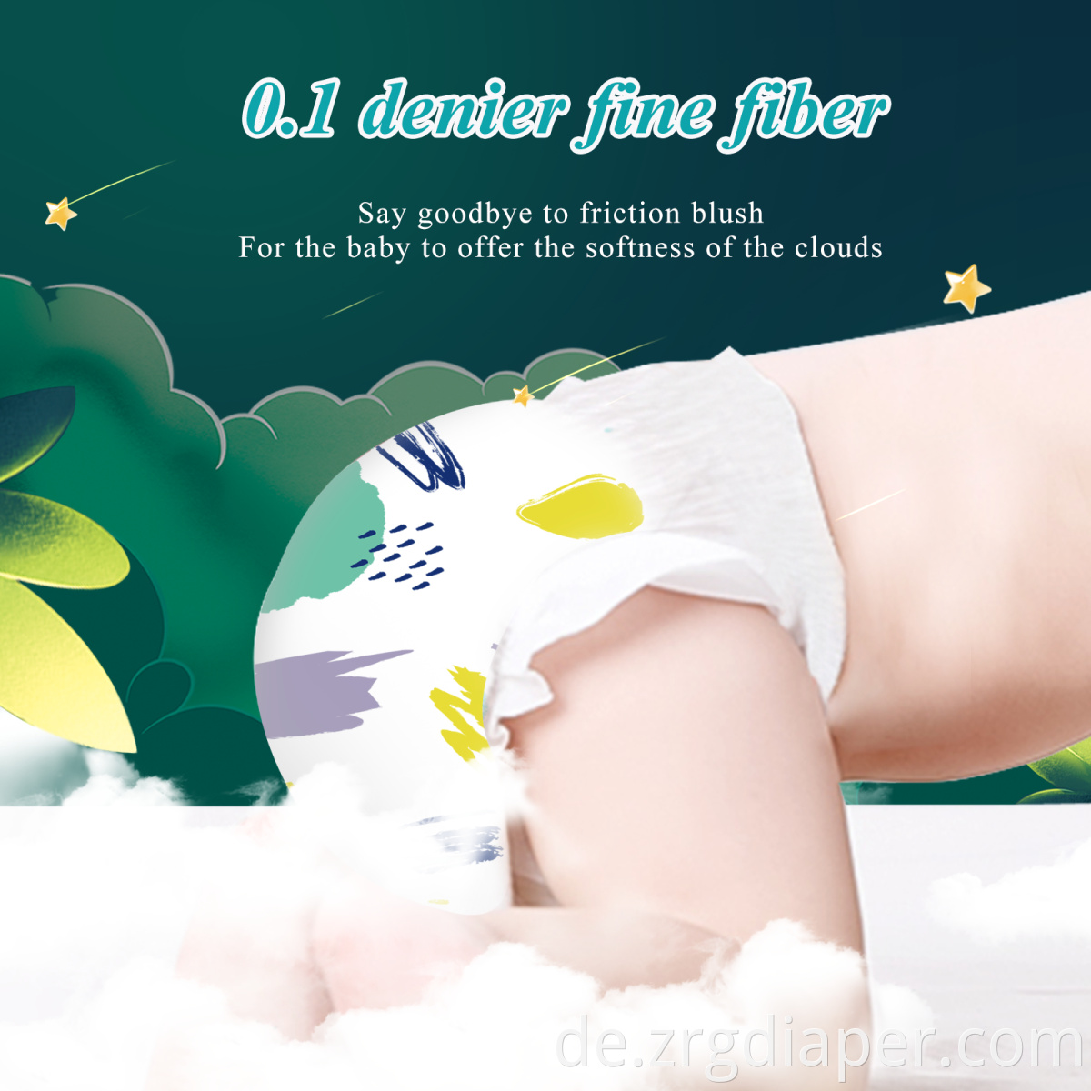 Premium Soft Baby Diaper Pants with High Absorption